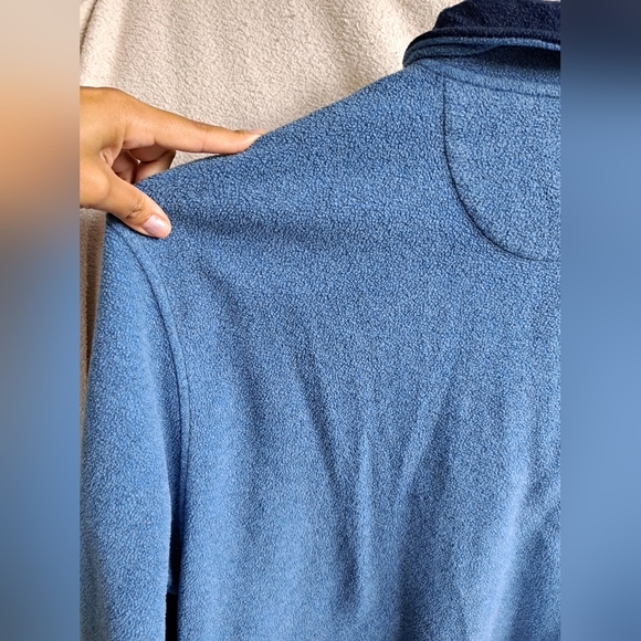 Ocean Pacific Menswear Blue Half Zip Pullover Sweater - Picture 9 of 9